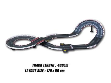 Joysway SuperFun 202 Racerbane 406 cm 1:43, USB-3