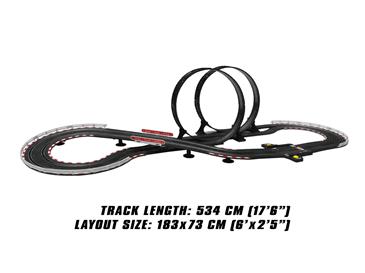 Joysway SuperFun 301 Racerbane 534 cm 1:43, USB-3
