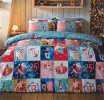Julekalender Sengetøj til dobbeltdyne 220x230cm