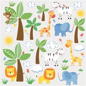 Jungle Venner Wallstickers-3