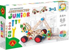 Junior Træ Konstruktionsbyggesæt 3-i-1 Gaffeltruck