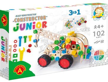 Junior Træ Konstruktionsbyggesæt 3-i-1 Truck