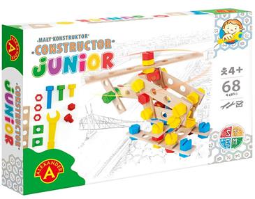 Junior Træ Konstruktionsbyggesæt - Helikopter