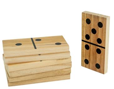 Kæmpe Domino XL havepil  i Træ -2