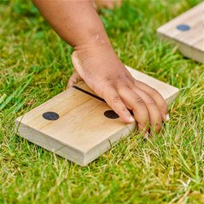 Kæmpe Domino XL havepil  i Træ -6