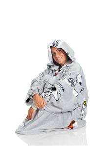 KANGURONE  SNOOPY Hoodie Plaid til Voksne-2