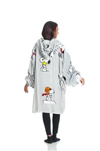 KANGURONE  SNOOPY Hoodie Plaid til Voksne-5