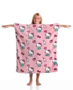 KANGURU Momonga Hello Kitty Plaid og tæppe til børn, Pink-3