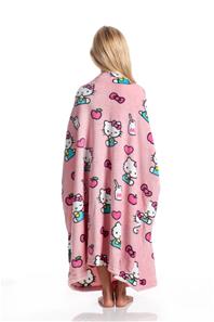 KANGURU Momonga Hello Kitty Plaid og tæppe til børn, Pink-5