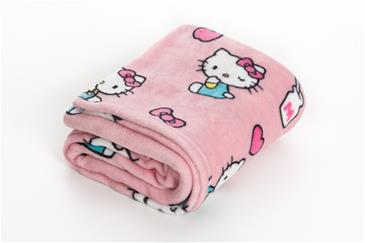KANGURU Momonga Hello Kitty Plaid og tæppe til børn, Pink-8