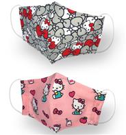 KANGURU Stof Mundbind til Voksen Model Hello Kitty (2 stk.)