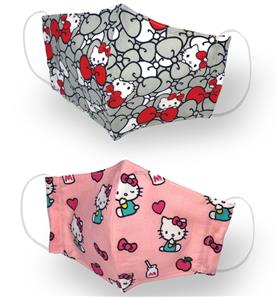 KANGURU Stof Mundbind til Voksen Model Hello Kitty (2 stk.)