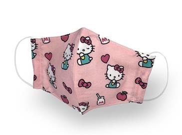 KANGURU Stof Mundbind til Voksen Model Hello Kitty (2 stk.)-2