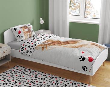 Kat ''Sweet Dreams'' Sengetøj - 100 procent bomuld-2