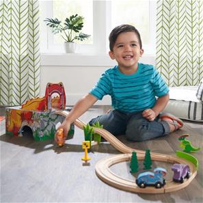 Kidkraft Adventure Tracks Dino World T-Rex Tog sæt-3