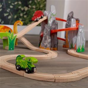 Kidkraft Adventure Tracks Dino World Vulkan Tog sæt-6