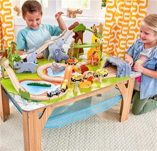 Kidkraft  Adventure Tracks Saferi Tog legebord m/tilbehør