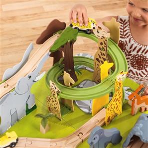 Kidkraft  Adventure Tracks Saferi Tog legebord m/tilbehør-3