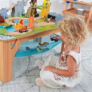 Kidkraft  Adventure Tracks Saferi Tog legebord m/tilbehør-5