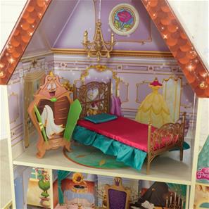 KidKraft Disney Prinsesse Belle Dukkehus m/møbler-6