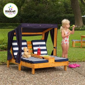 KidKraft Double Lounge med kopholdere -4