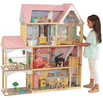 KidKraft Lola Mansion Dukkehus m/møbler
