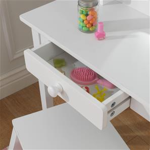 Kidkraft Medium Sminkebord og skammel-5