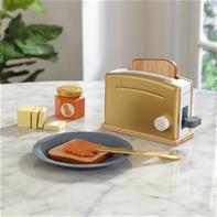 KidKraft Moderne Metallic Toaster til børn