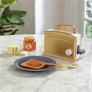 KidKraft Moderne Metallic Toaster til børn