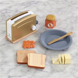 KidKraft Moderne Metallic Toaster til børn-2