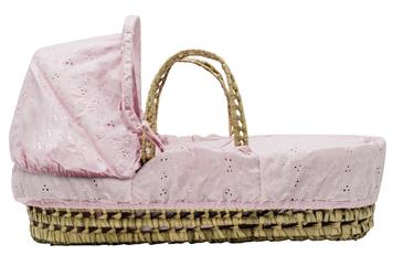 Kinder Valley Moses kurv / Dukke Lift inkl. sengesæt, Pink-2