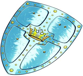 King Silver Skum skjold