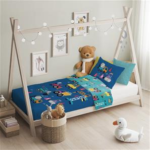 Køretøjer Junior Sengetøj 100x135 cm - 100 procent bomuld-2