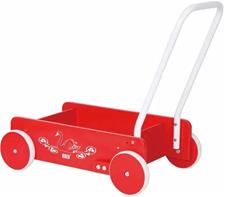 Krea Gåvogn i træ, rød