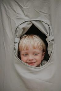 KREA Hangout Deluxe-telt -  hængende legetelt med LED Lys-6