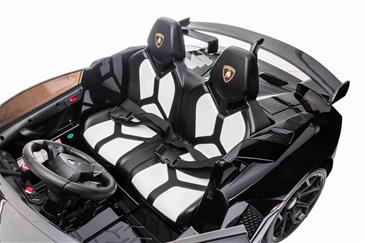 Lamborghini Aventador SJV 12V til Børn 2.4G Remote + Gummihjul-17