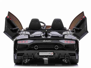 Lamborghini Aventador SJV 12V til Børn 2.4G Remote + Gummihjul-7