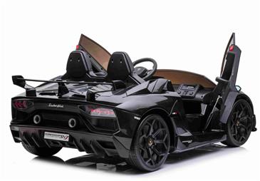 Lamborghini Aventador SJV 12V til Børn 2.4G Remote + Gummihjul-8