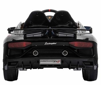 Lamborghini Aventador SVJ elbil til børn m/Gummihjul + 2.4G-7
