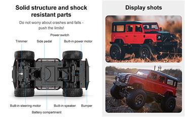 Land Rover Fjernstyret Defender Truck 1:14-3