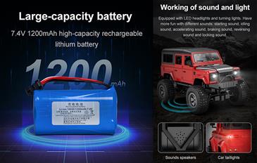 Land Rover Fjernstyret Defender Truck 1:14-4