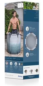  Lay-Z Glacial dip Isbad m/pumpe  90 x 80 cm-3