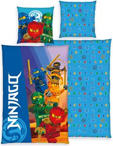 Lego Ninjago sengetøj – 140 x 200 cm - 100 procent bomuld