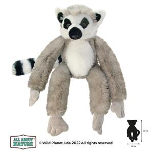 Lemur Plysbamse 20x42 cm - All About Nature-2