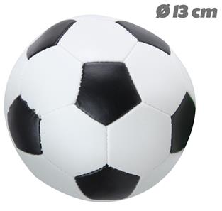 Lena blød fodbold sort/hvid, 13 cm-2