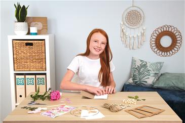 Lena Eco Floral Art sæt til børn-7
