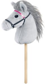 Hobby Horse kæphest – grå med glimmergrime – 70 cm