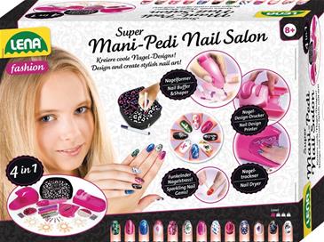 LENA Mani-Pedi Neglesalon 4 i 1 sæt 