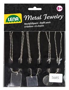 Lena Metal smykker Genopfyldningspakke