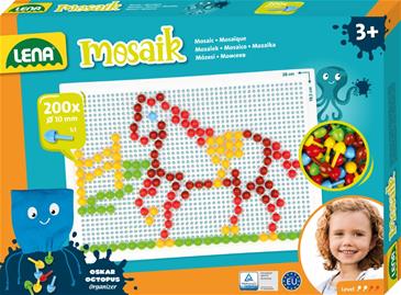 Lena Mosaik Perlesæt Farve 200 stk. 10mm